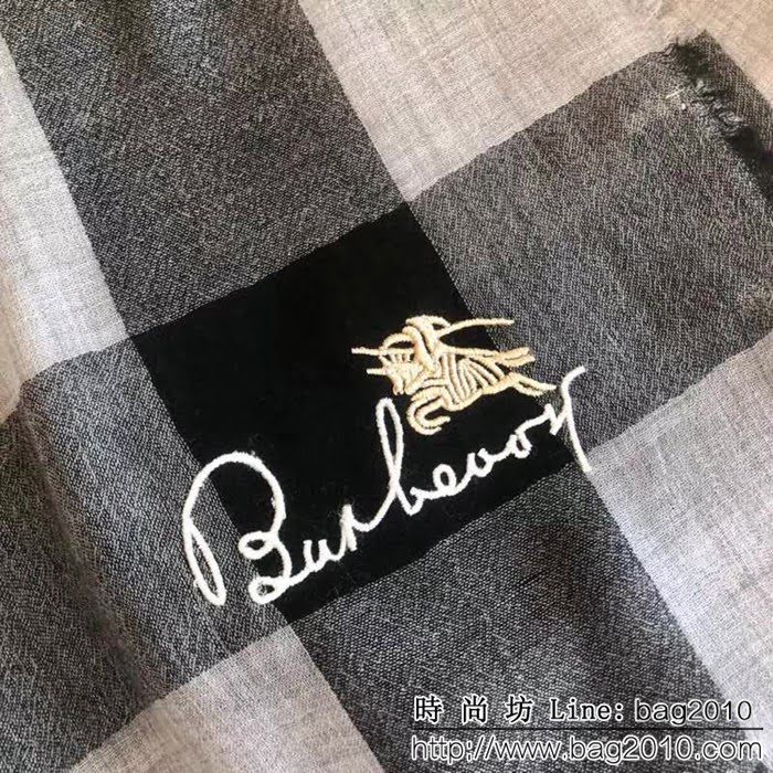 BURBERRY巴寶莉爆款 blingbling名媛風格羊絨圍巾 LLWJ6833